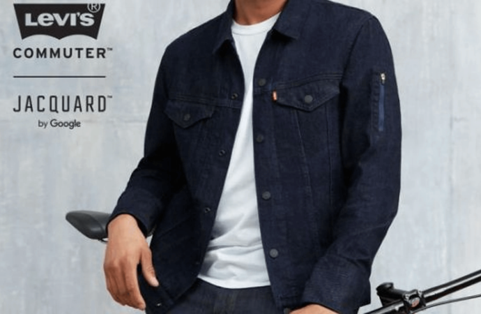 La chaqueta Jacquard Commuter Trucker: una prenda de vestir inteligente para un estilo de vida activo